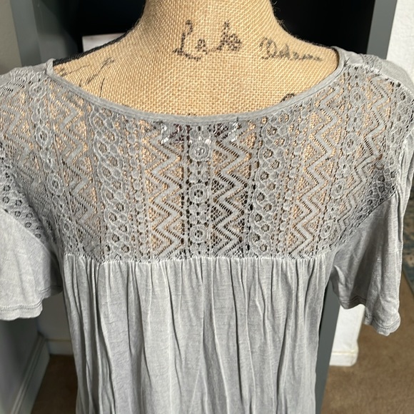 EUC Knox Rose gray top size M - Picture 4 of 8